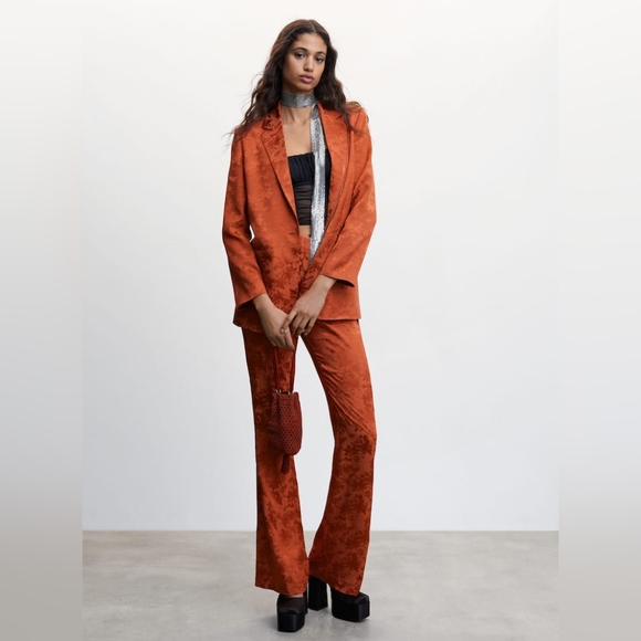 MANGO Jacquard suit - Picture 5 of 7